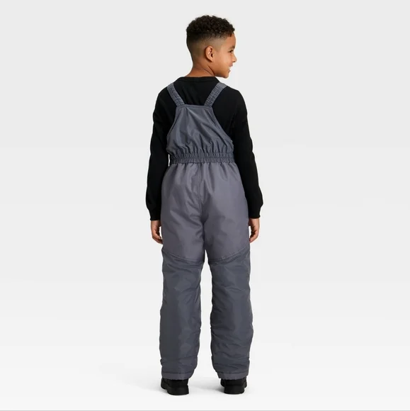 NWT Kids Snow Bib - Cat & Jack Size M Grey - Picture 11 of 11